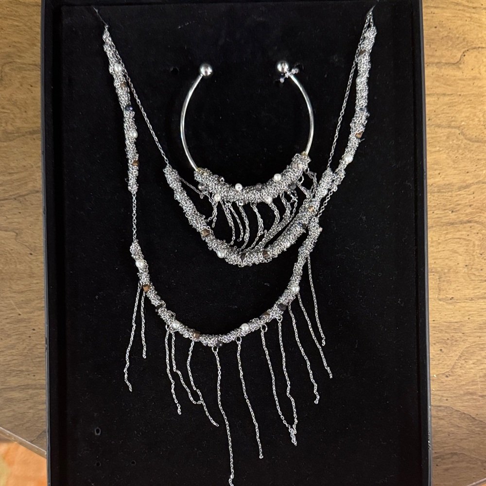 Pull&Bear Silver Jewelry Set